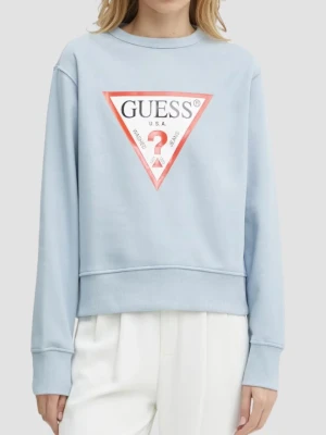 GUESS Błękitna damska bluza Original, Rozmiar M