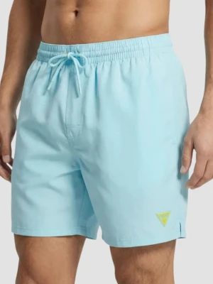 GUESS Błękitne męskie kapielówki New Basic, Rozmiar M