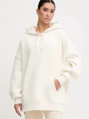 Guess bluza AELIA damska kolor beżowy z kapturem z aplikacją V5BQ12 KB681