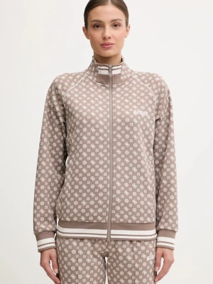 Guess bluza AGGIE damska kolor beżowy wzorzysta V5YQ03 KB212
