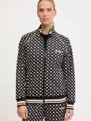 Guess bluza AGGIE damska kolor czarny wzorzysta V5YQ03 KB212