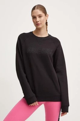 Guess bluza ALDWIN męska kolor czarny z nadrukiem Z4YQ16.KAIJ1