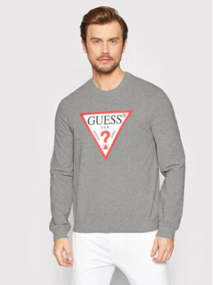 Guess Bluza Audley M2YQ37 K6ZS1 Szary Slim Fit