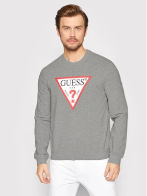 Guess Bluza Audley M2YQ37 K6ZS1 Szary Slim Fit