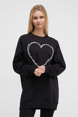 Guess bluza bawełniana GRAPHIC damska kolor czarny z nadrukiem V4RQ11 K68I0