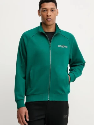 Guess bluza bawełniana MENTORE męska kolor zielony z nadrukiem Z5YQ02 KCE91