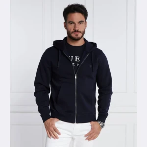 GUESS Bluza BROOKS HOODIE TRUCK FLEECE | Regular Fit