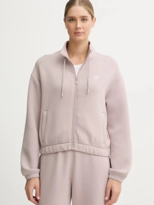 Guess bluza CECILIA damska kolor różowy z aplikacją V4BQ14 K7UW2