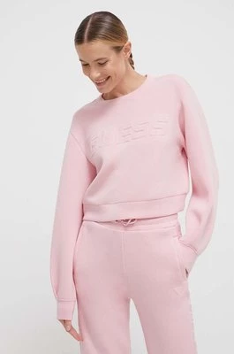 Guess bluza CINDRA damska kolor różowy melanżowa V3BQ15 K7UW2