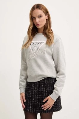 Guess bluza damska kolor szary z aplikacją W4YQ25 KB681