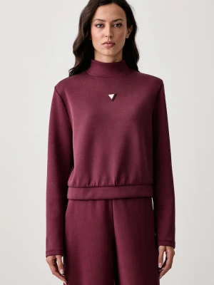 Guess bluza damska OLYMPE bordowy