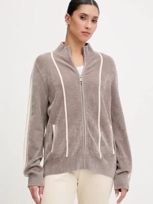 Guess bluza EMILIA damska kolor beżowy wzorzysta V5BQ09 Z1170