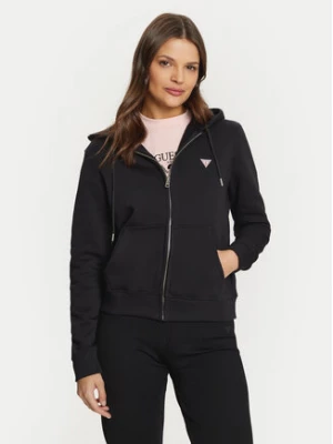 Guess Bluza GJ ZIP HOOD REG MINI W4YQ03 KC811 Czarny Regular Fit