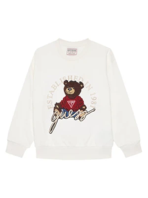 Guess Bluza H5YJ00 KAX74 Biały Oversize