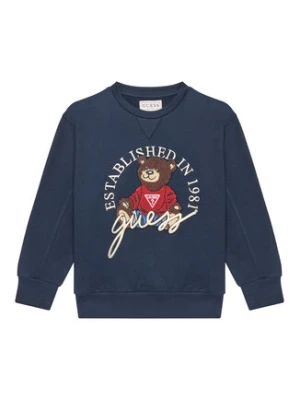 Guess Bluza H5YJ00 KAX74 Granatowy Oversize