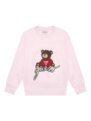 Guess Bluza H5YJ00 KAX74 Różowy Oversize
