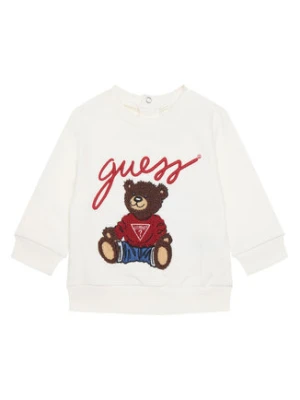 Guess Bluza H5YT00 KAX74 Biały Regular Fit