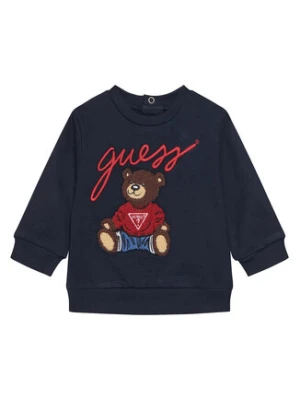Guess Bluza H5YT00 KAX74 Granatowy Regular Fit