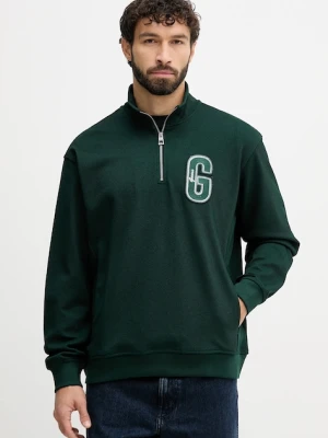 Guess bluza HARRIS męska kolor zielony z aplikacją M5BQ18 K0552