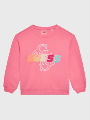Guess Bluza J3GQ08 FL04P Różowy Regular Fit