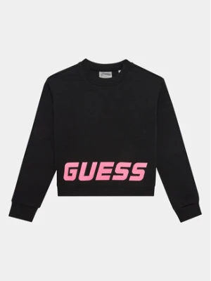 Guess Bluza J3YQ23FL03S Czarny Relaxed Fit