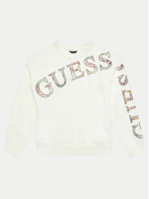 Guess Bluza J4BQ01 KAX73 Écru Regular Fit