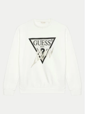 Guess Bluza J4BQ04 KAV34 Biały Regular Fit