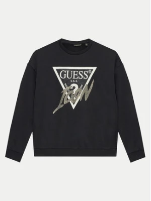 Guess Bluza J4BQ04 KAV34 Czarny Relaxed Fit