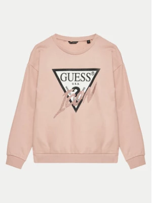 Guess Bluza J4BQ04 KAV34 Różowy Regular Fit