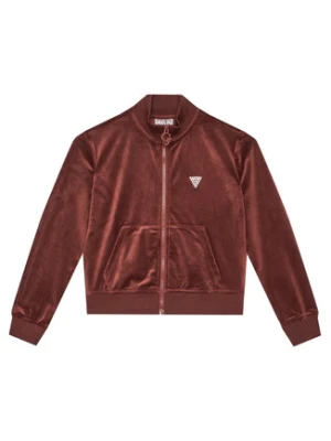 Guess Bluza J4RQ22 K0232 Bordowy Relaxed Fit