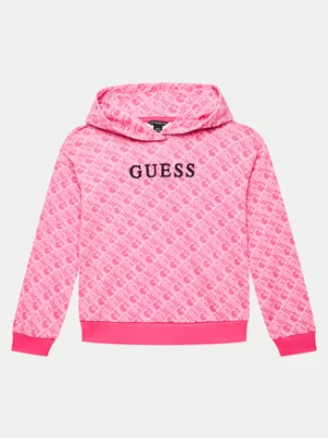 Guess Bluza J4YQ00 KA6R4 Różowy Regular Fit