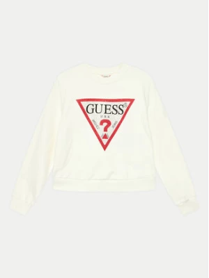 Guess Bluza J4YQ22 KA6R3 Écru Regular Fit