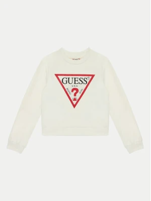 Guess Bluza J4YQ22 KA6R4 Écru Regular Fit