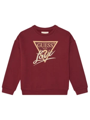 Guess Bluza J5BQ04 KAV34 Czerwony Relaxed Fit