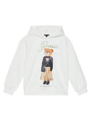 Guess Bluza J5BQ26 KAD74 Biały Oversize