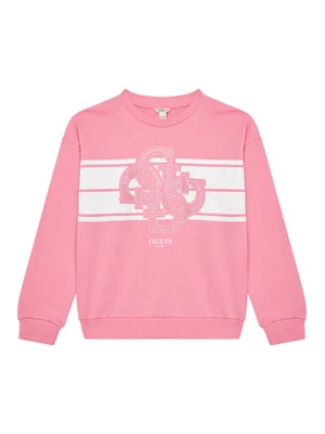 Guess Bluza J5YQ01 KA6R4 Różowy Regular Fit