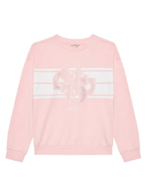 Guess Bluza J5YQ01 KA6R4 Różowy Regular Fit