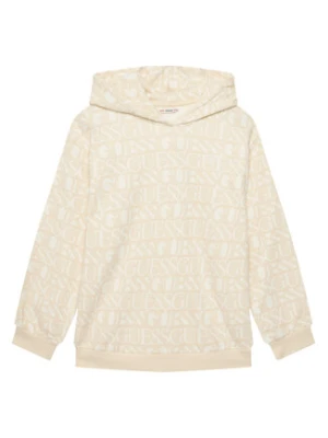 Guess Bluza J5YQ02 KAD74 Beżowy Oversize
