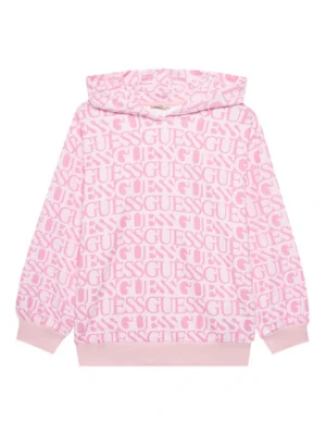 Guess Bluza J5YQ02 KAD74 Różowy Oversize