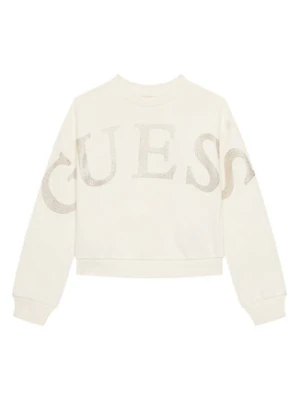 Guess Bluza J5YQ09 KAV34 Écru Regular Fit