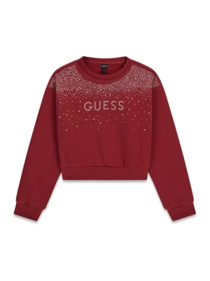 Guess Bluza J6BQ02 K6084 Bordowy Relaxed Fit