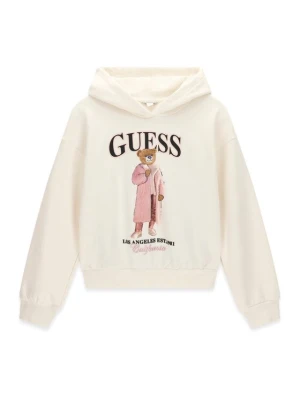 Guess Bluza J6BQ03 K6086 Kremowy Regular Fit
