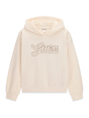 Guess Bluza J6BQ06 K6091 Kremowy Regular Fit