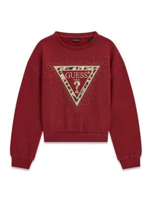 Guess Bluza J6BQ07 K6093 Bordowy Regular Fit