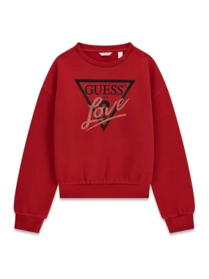 Guess Bluza J6BQ20 K8007 Czerwony Regular Fit