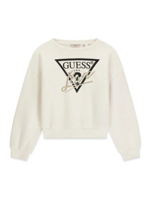 Guess Bluza J6BQ20 K8007 Kremowy Regular Fit