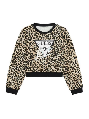 Guess Bluza J6RQ04 KA6R4 Beżowy Regular Fit