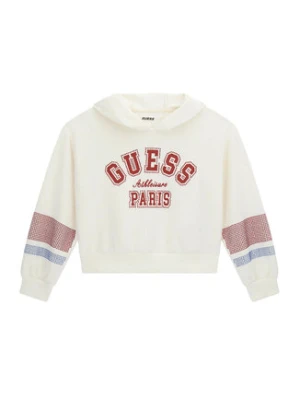 Guess Bluza J6RQ11 KCAY2 Écru Regular Fit