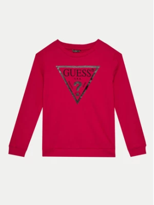 Guess Bluza J74Q10 KAUG0 Bordowy Regular Fit