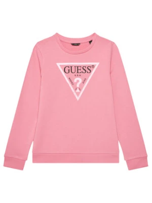 Guess Bluza J74Q10 KAUG0 Różowy Regular Fit